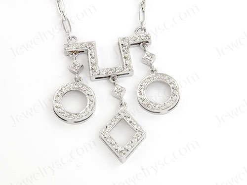 Geometric Necklace Jewelry